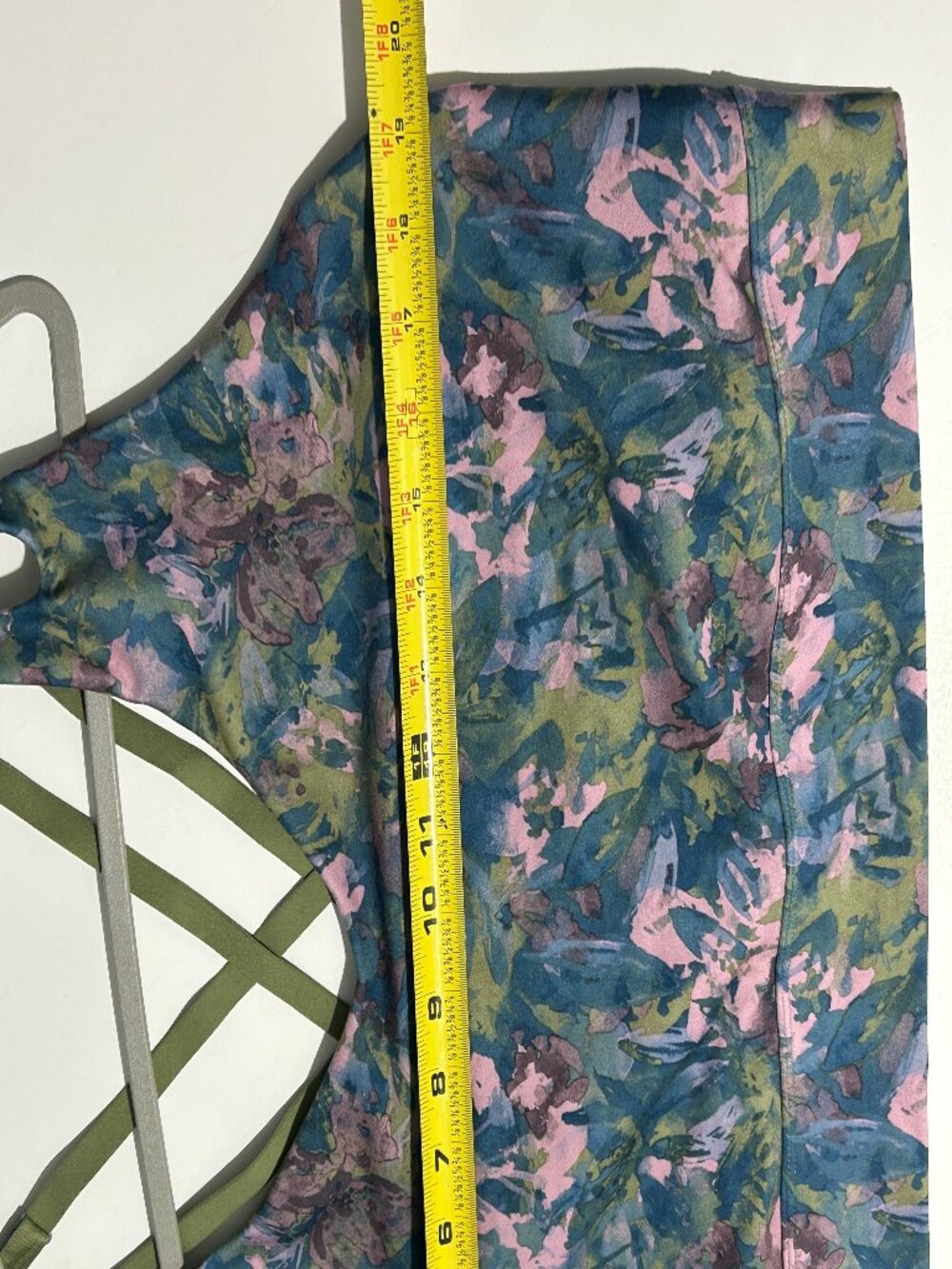 Freely 3X Floral Longline Sports Bra Tank Cottagecore Activewear Yoga Athleisure - Picture 3 of 8